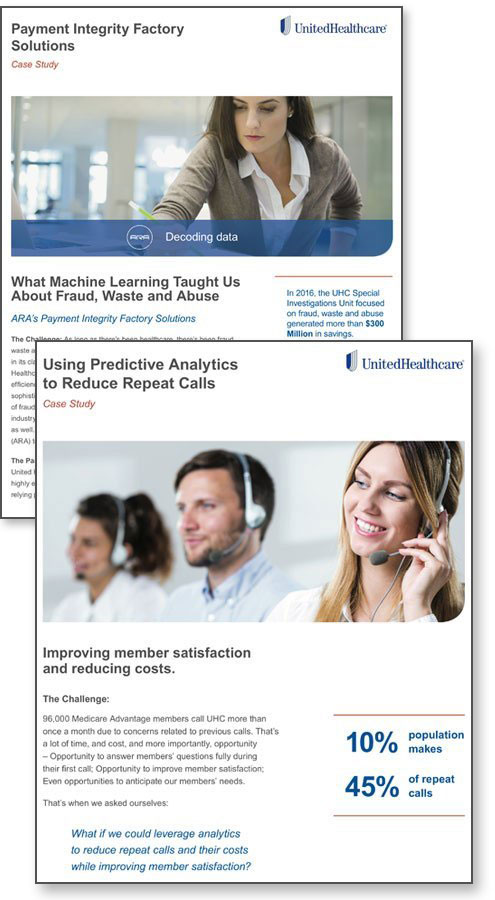 United Healthcare case study screenshot